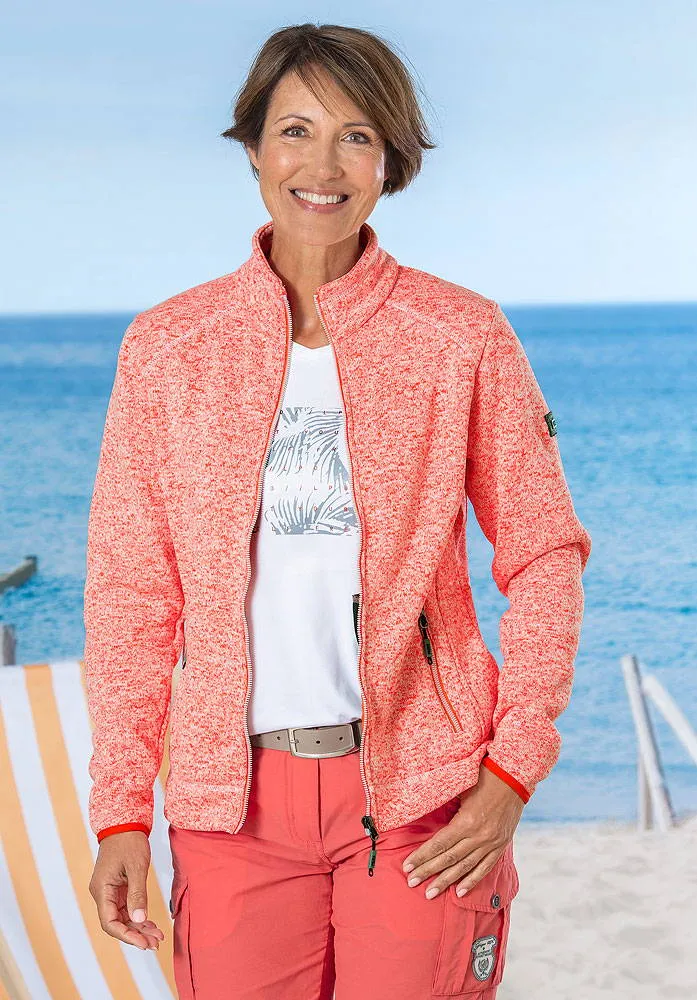 Linea Primero Damen Strickfleece-Jacke