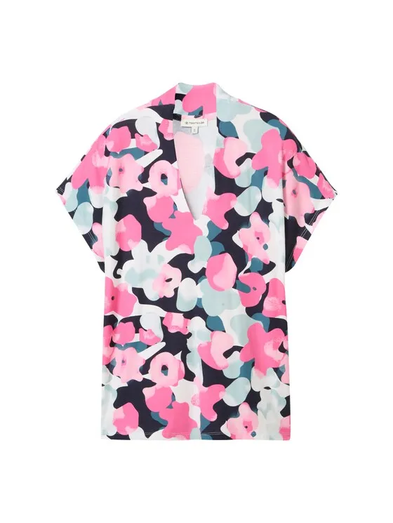 T-Shirt mit V-Ausschnitt